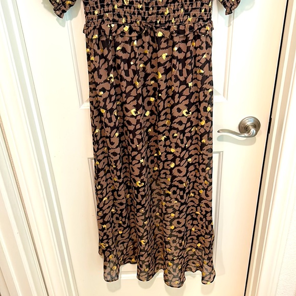 EXPRESS NWOT leopard hi-low dress - Picture 9 of 9